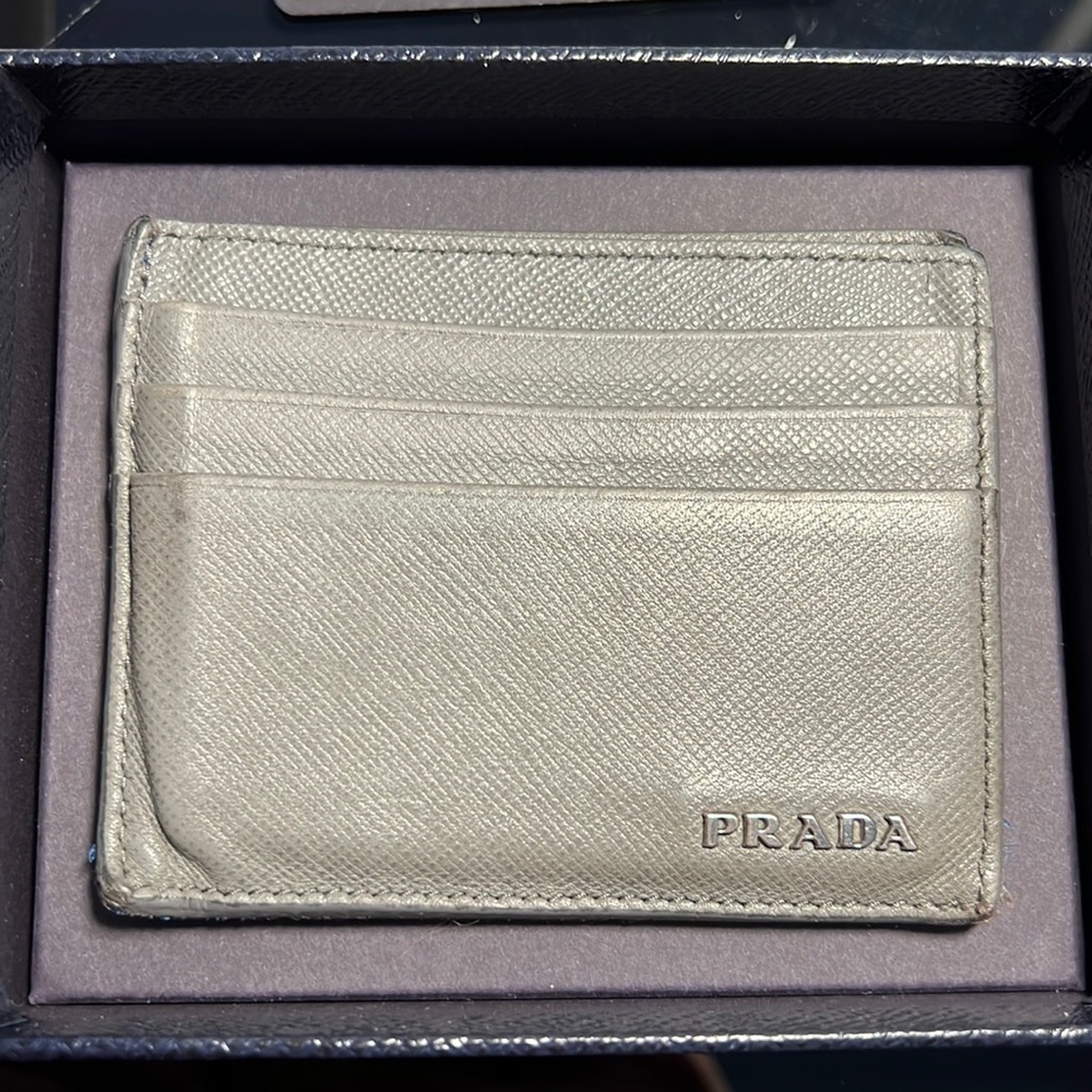 PRADA Cash/CC Holder MARMO+AZZURR